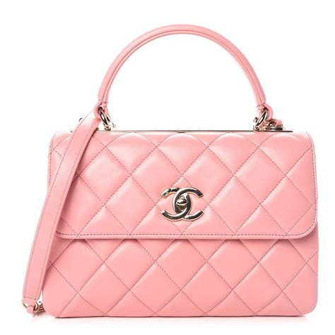 chanel bag pink small